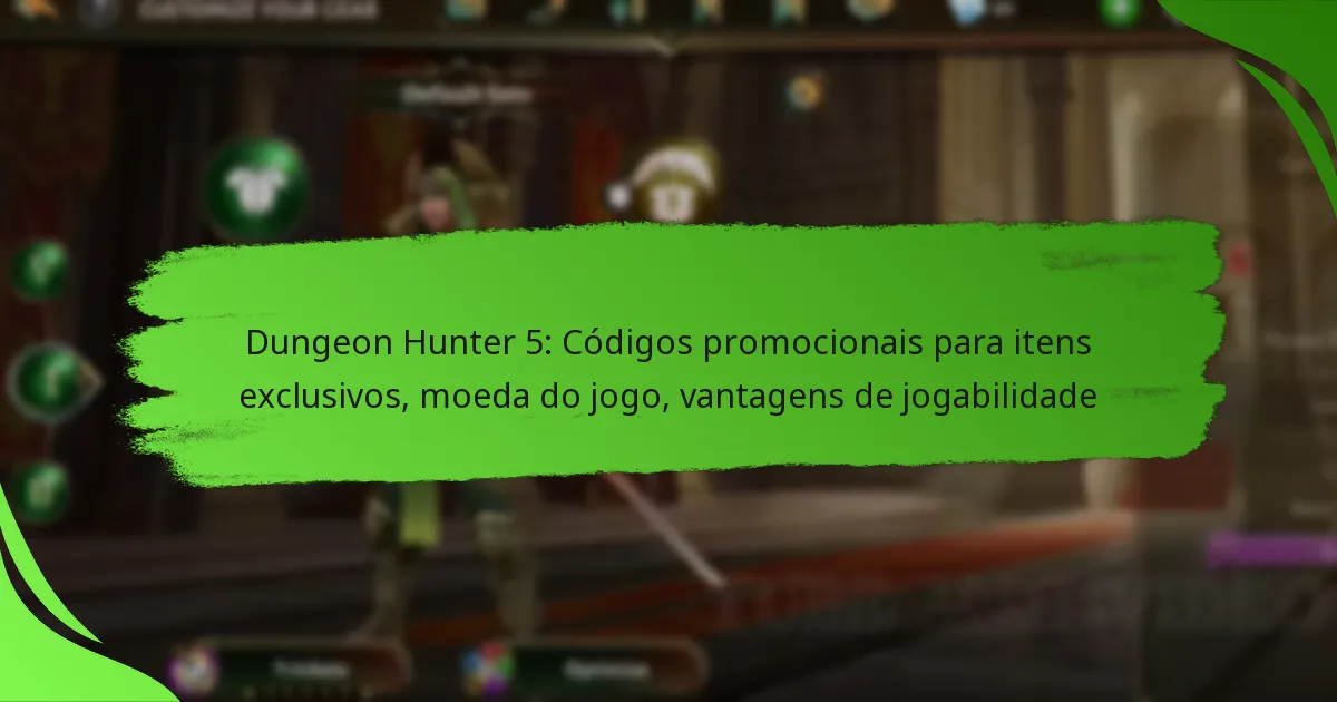 Dungeon Hunter 5: Códigos promocionais para itens exclusivos, moeda do jogo, vantagens de jogabilidade